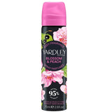 Yardley Blossom & Peach body spray 75ml (British brand)