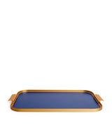 Kaymet Ribbed Metal Serving Tray 46cm x 30cm
