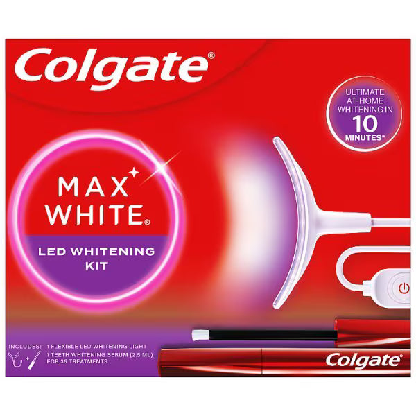 Colgate Max White LED Teeth Whitening Kit - British product