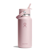 Hydro Flask Wide Mouth Bottle with Flex Straw Cap Insulated Water Bottle 946ml
