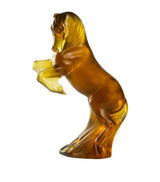 Lalique Small Prancing Horse Crystal Sculpture (16cm)