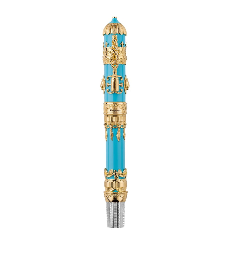 Montegrappa Resin and Yellow Gold Montgolfier Rollerball Pen