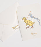 Harrods Duck Notelet Cards and Envelopes (Set of 5)