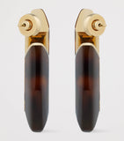 Givenchy Large Tortoiseshell Earrings