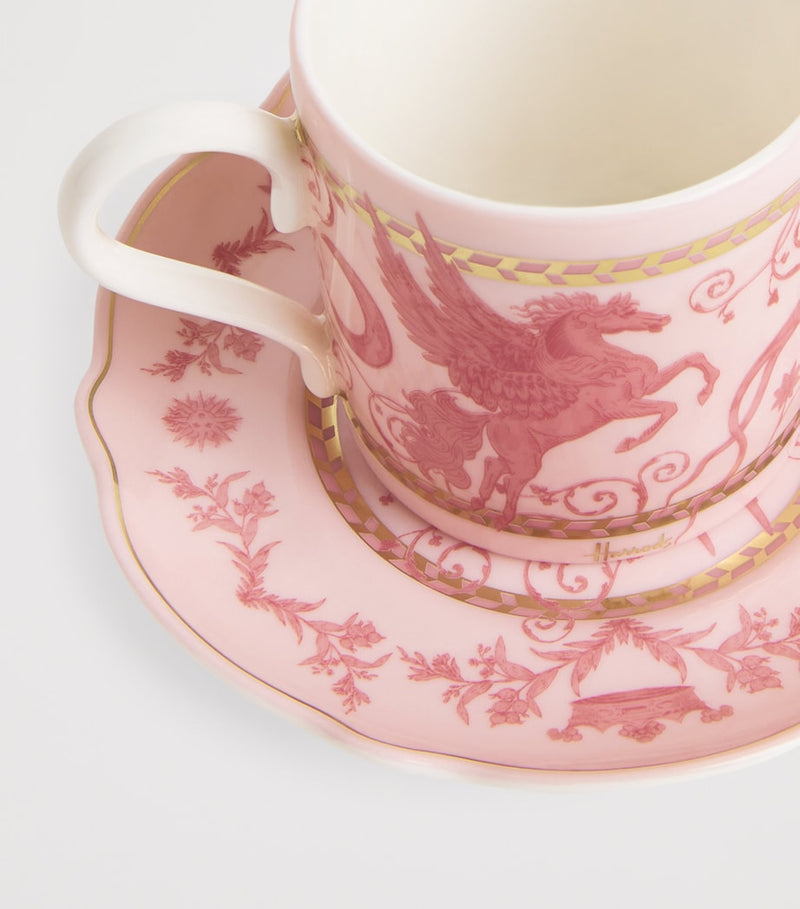 Harrods Menagerie espresso cup and saucer, UK version