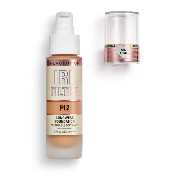 Revolution IRL Filter Longwear Foundation F12, imported from the UK