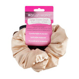 Brushworks Cloud Scrunchies Satin Hair Tie Pack of 3 Nude