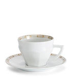 Baccarat Talleyrand porcelain tea cups and saucers set 220ml - British product
