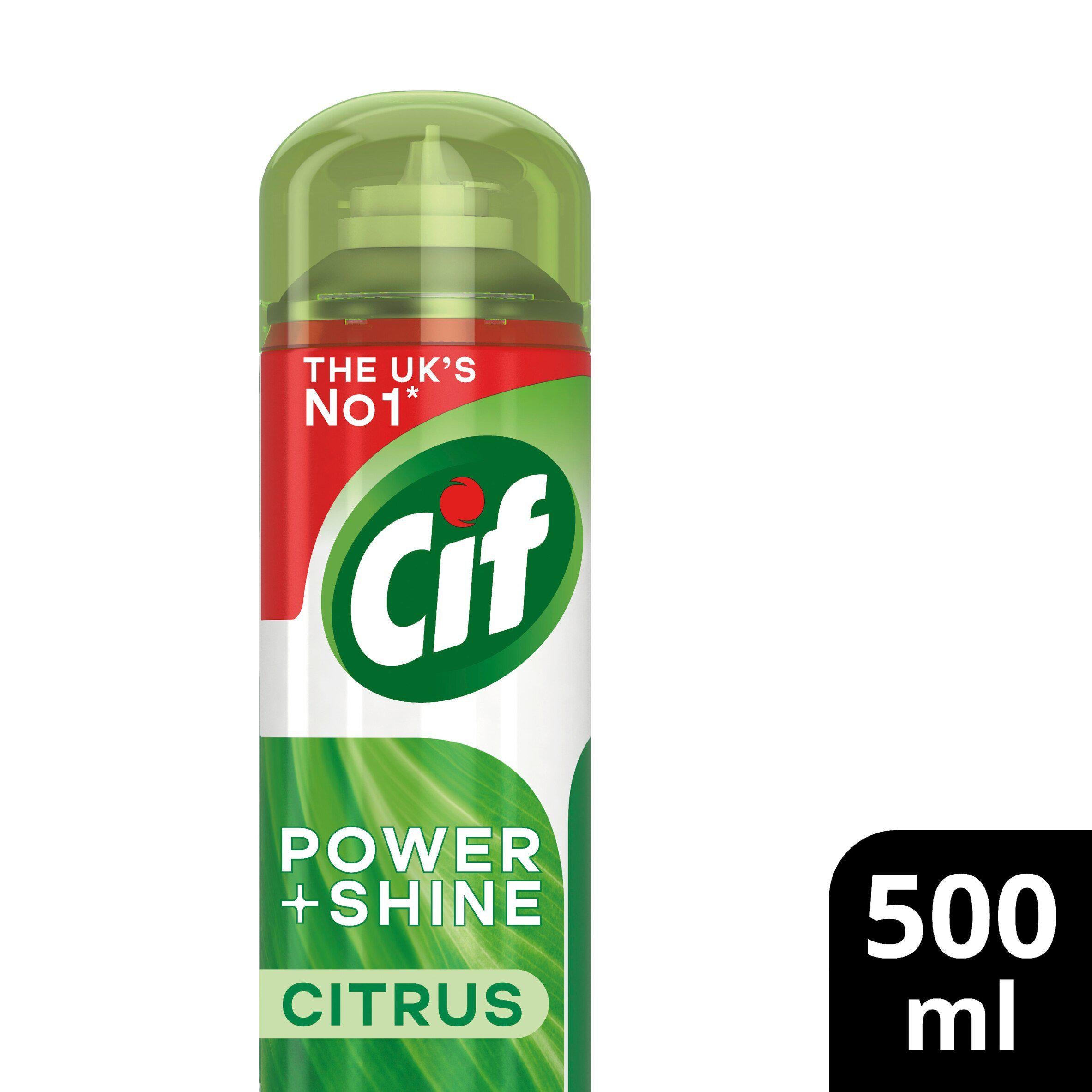 Cif Power & Shine Bathroom Cleaner Mousse Citrus 500ml - McGrocer
