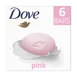 Dove Pink Beauty Bar Soap Bar 6x 90g