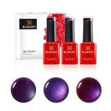 Bluesky mini trio purples gel nail polish 3x5ml - British product