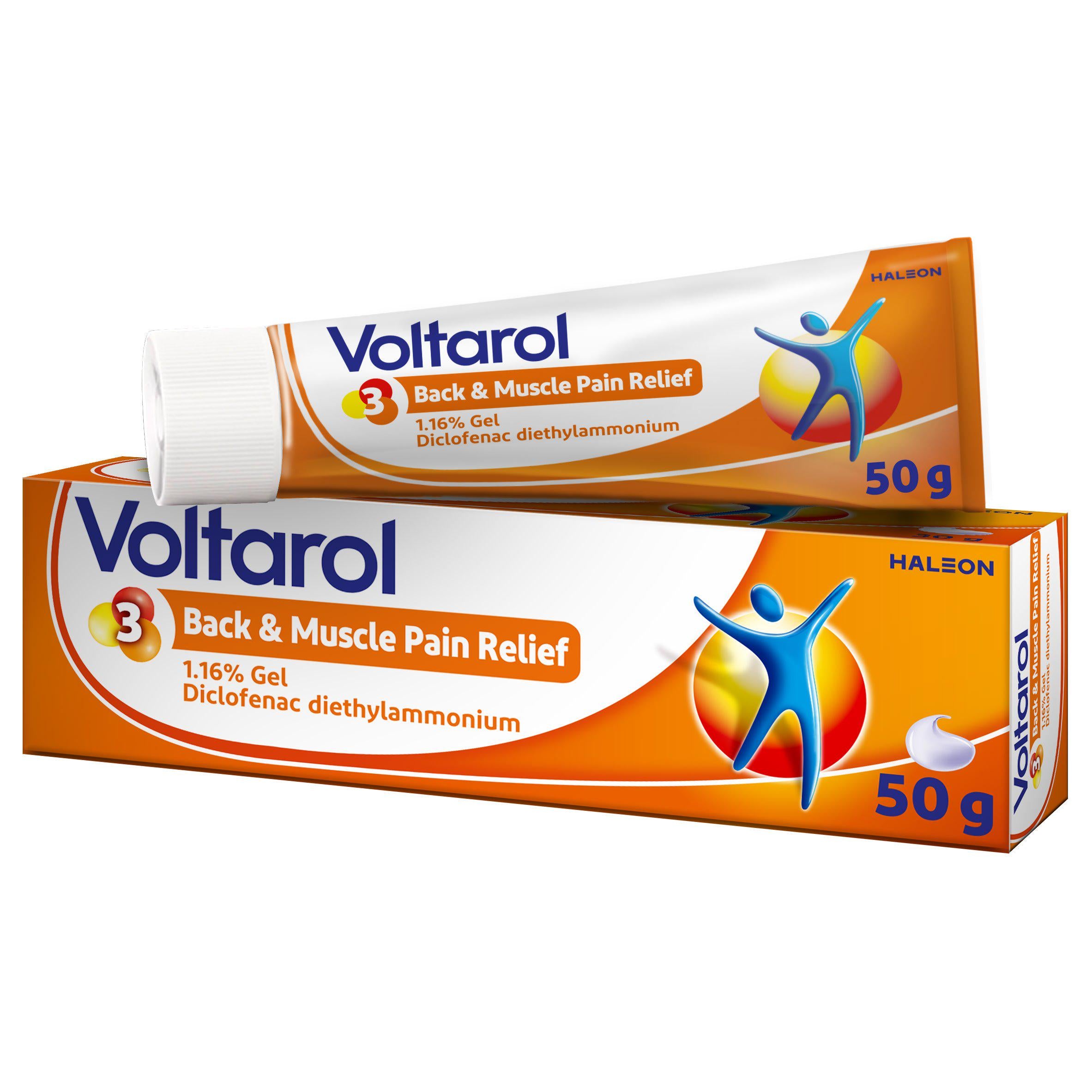 Voltarol Back and Muscle Pain Relief 1.16% Gel 50g pain relief Sainsburys