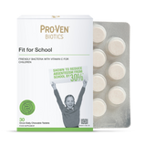 Pro-Ven Biotics Fit For School Strawberry Flavour Chewable Tablets 30