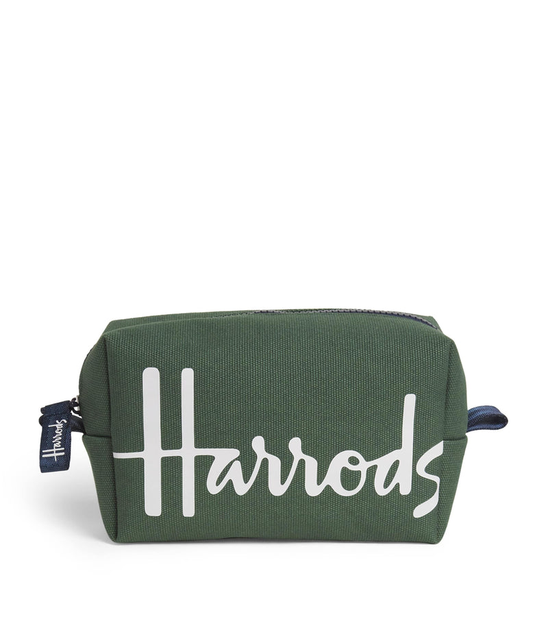 Harrods Cotton Logo Cosmetics Bag