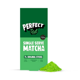 PerfectTed Organic Matcha Green Tea Powder Sticks 7 Pack