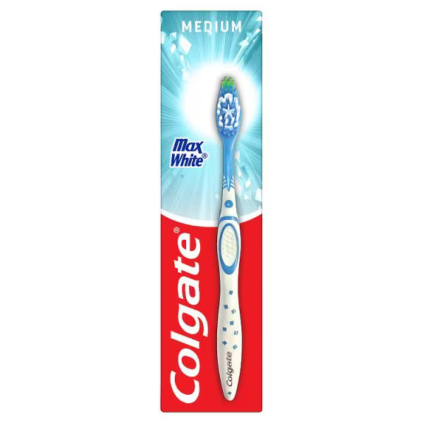 Colgate Max White Medium Manual Toothbrush - British product