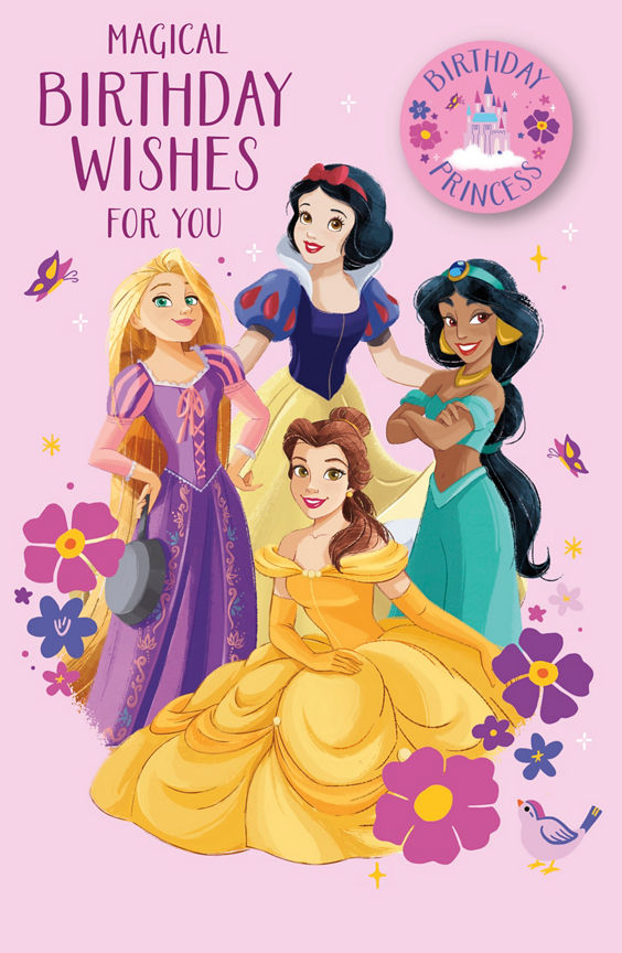 Disney Princess Birthday Card - McGrocer