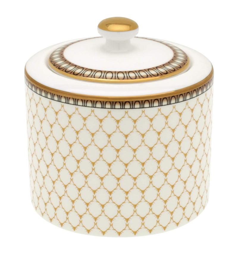 Halcyon Days Antler Trellis sugar pot - British product