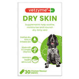 Vetzyme Dry Skin 30 Chicken Flavour Tablets 45g GOODS Sainsburys