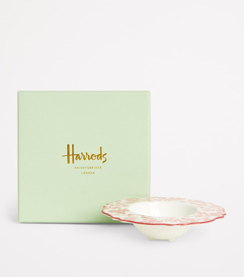 Harrods Bone China Toile Tea Strainer