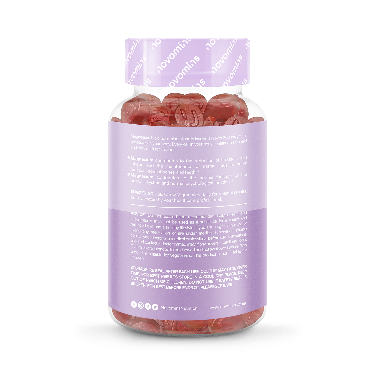 Novomins Magnesium 60 Gummies - 998238