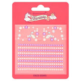 Fantasy Face Gems Purple Sticker Sets