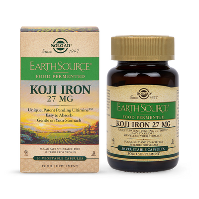 Solgar Earth Source Fermented Koji Iron Capsules 30