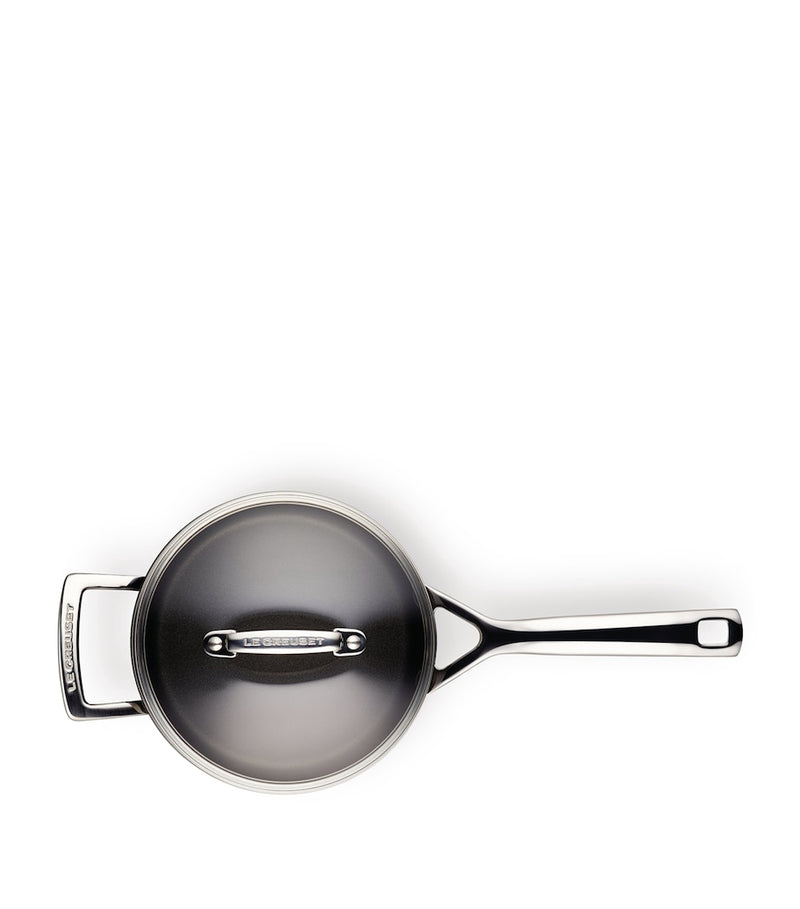 Le Creuset toughened non-stick sauce pans set of 3, UK version