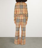 Burberry cotton check trousers - British product