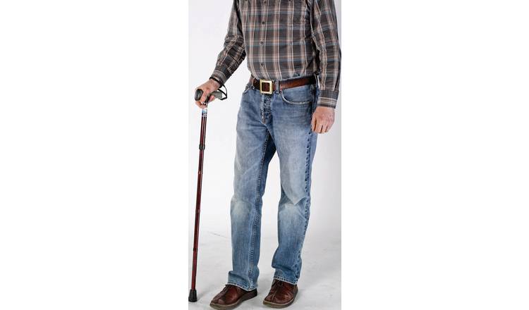 Drive DeVilbiss Healthcare Adjustable Folding Walking Stick - McGrocer