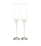 Wedgwood Love Knots Toasting Flutes Set of 2