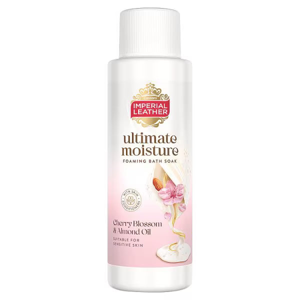 Imperial Leather Cherry Blossom Bath Soak 450ml, imported from the UK