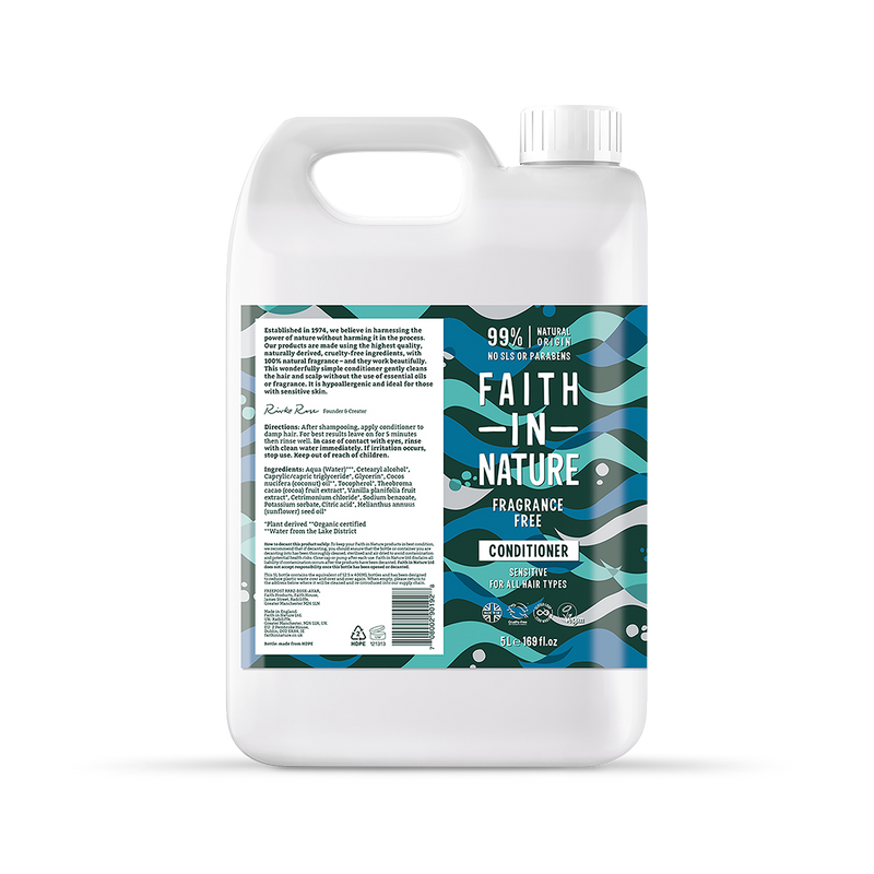 Faith in Nature Fragrance Free Conditioner 400ml - 998935