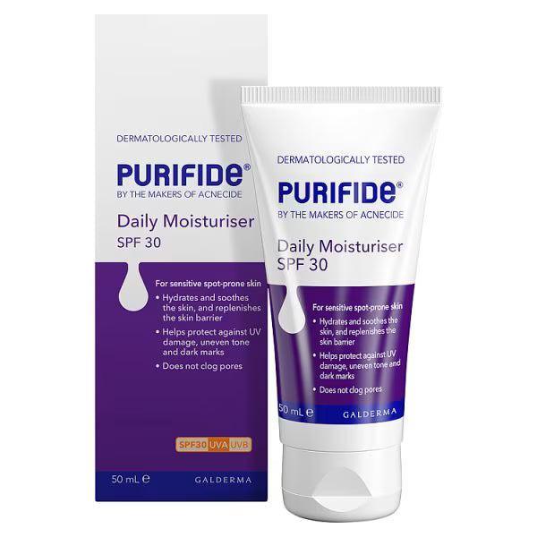 Acnecide Purifide moisturiser SPF30 50ml - British product