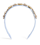 David Charles diamanté and faux pearl-embellished headband - British product