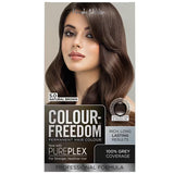 Colour Freedom Permanent Hair Colour 5.0 Natural Brown Hair Dye Kit 185ml