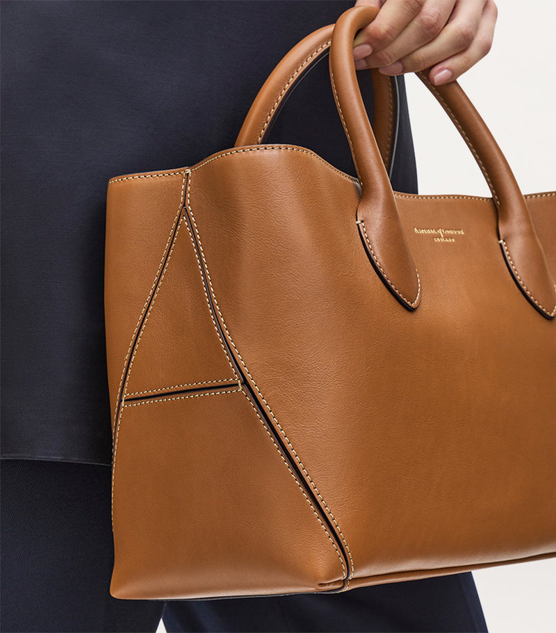 Aspinal Of London Midi Leather London Tote Bag