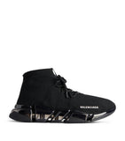 Knitted Sneakers with Ergonomic Sole and Lace-Up Fastening