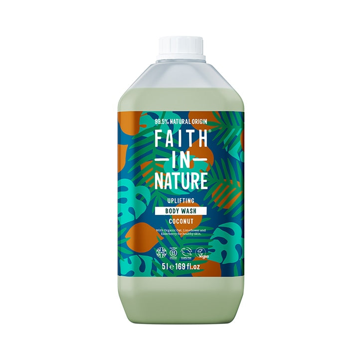 Faith in Nature Fragrance Free Body Wash 5L - 999363