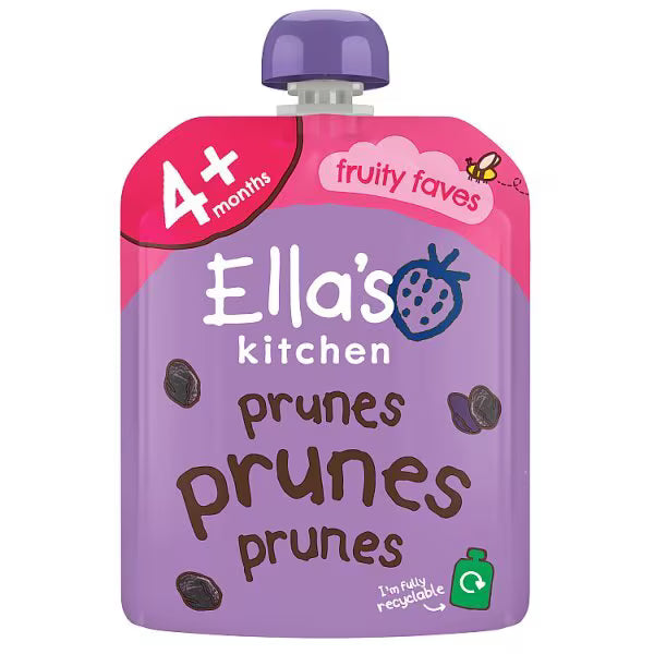 Ella's Kitchen Organic Prunes Baby Food Pouch 70g - British product