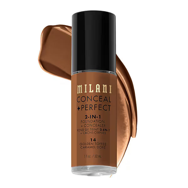 Milani Conceal + Perfect Foundation 30ml, imported from the UK