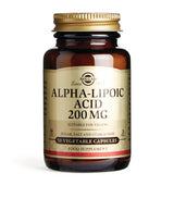 Solgar Alpha-Lipoic Acid 200mg Dietary Supplement 50 Vegetable Capsules