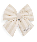 Donsje Linen Klasina Bow Hair Clip - Kids Hair Accessory