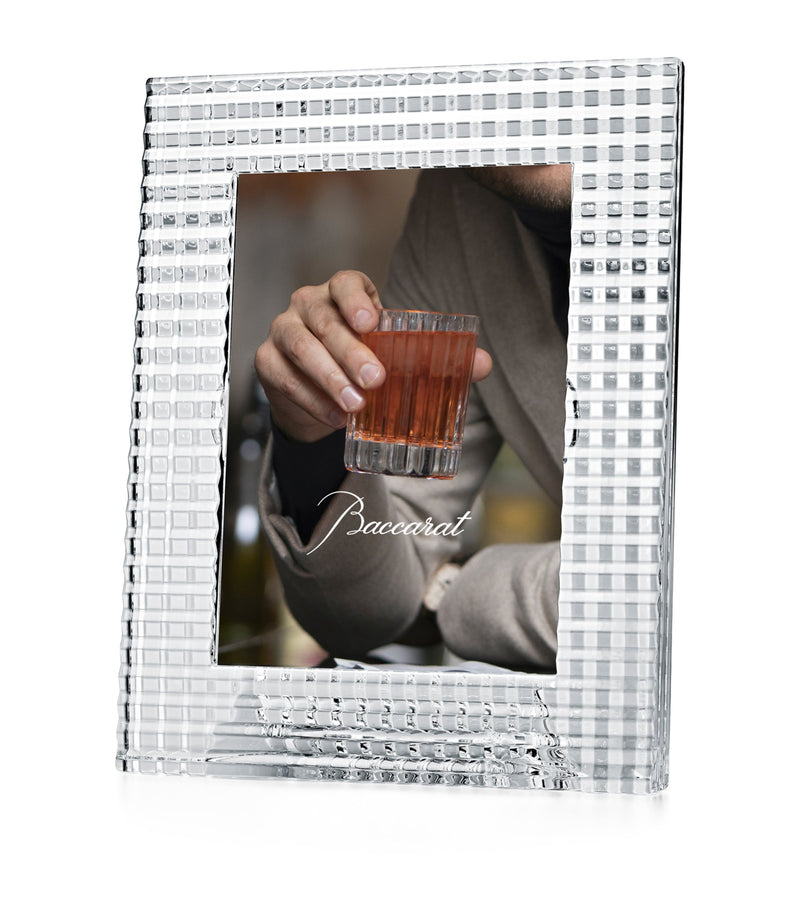 Baccarat Eye Photo Frame Crystal Glass 23.5cm - British product