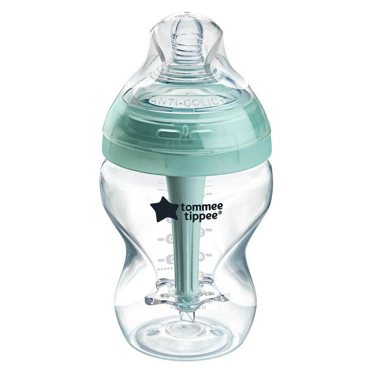 Tommee Tippee Advanced Anti-Colic Baby Bottle, 260ml, Self-Sterilising, Pack of 1 Baby Accessories & Cleaning Boots