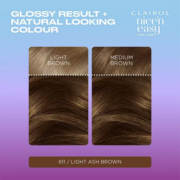 Clairol Semi-Permanent Hair Dye Light Ash Brown - British product