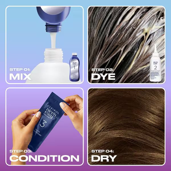 Clairol Semi-Permanent Hair Dye Light Ash Brown - British product