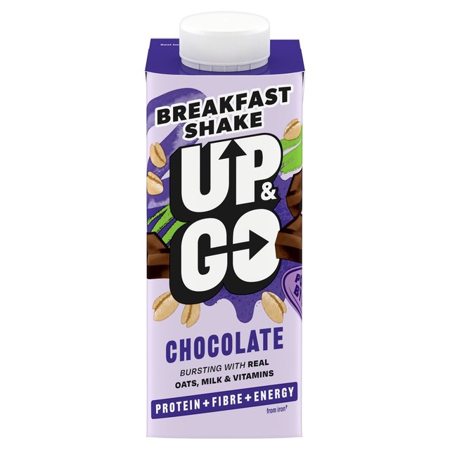 Up&Go Chocolate Breakfast Drink with Oats 300ml Vegetarian & Vegan M&S