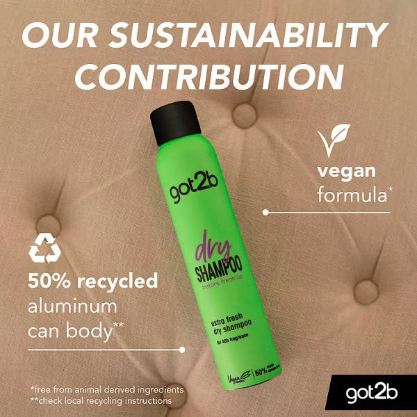 got2b Fresh It Up Extra Fresh Dry Shampoo 200ml, UK version