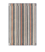 Cotton Bath Sheet with Zigzag Pattern, 100cm x 150cm